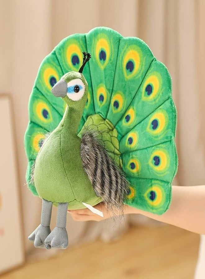 AVSHUB Soft Toy Plush Beautiful Peacock Bird 30 Cm Toy | Stuffed Animal | Ultra Soft, Huggable & Cuddly | Home Decor Gift for Kids, Girls, Boys for Birthday, Valentine’s Day (Green) - Image 3